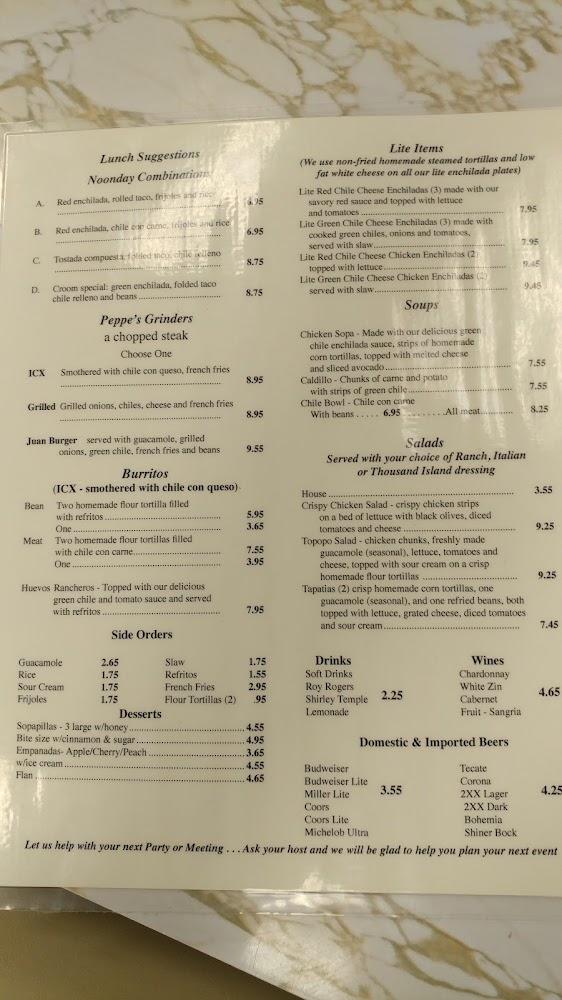 Peppe's Restaurant Menu image 4